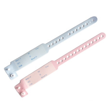 Hospital Adjustable Vinyl PVC Wrist Band